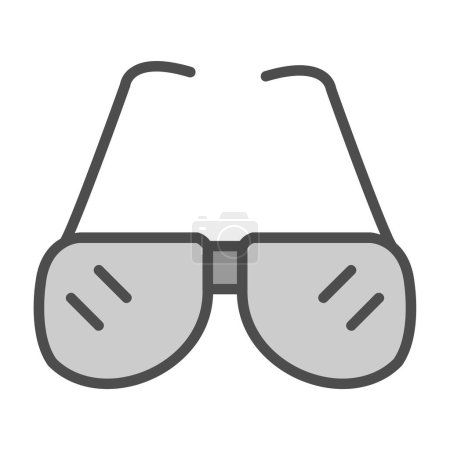 Illustration for Eyeglasses. web icon simple illustration - Royalty Free Image