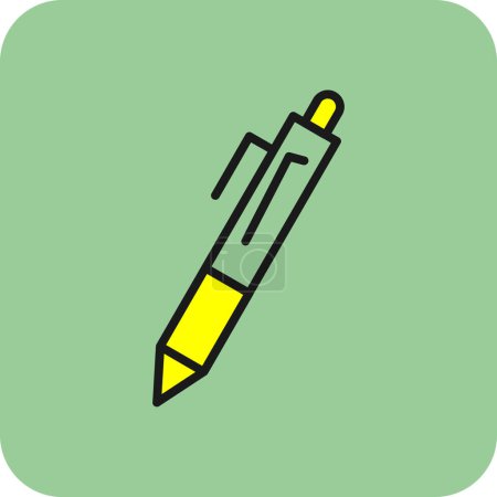 Illustration for Fountain pen icon, vector illustration simple design - Royalty Free Image