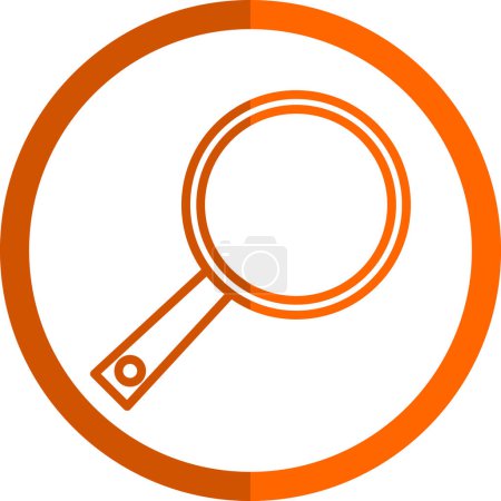 Illustration for Flat search icon vector illustration - Royalty Free Image