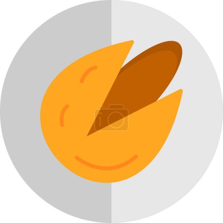 Illustration for Pistachio nut. web icon simple illustration - Royalty Free Image