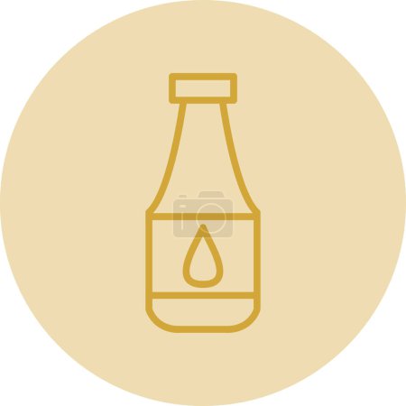 Illustration for Vector illustration of bottle icon - Royalty Free Image
