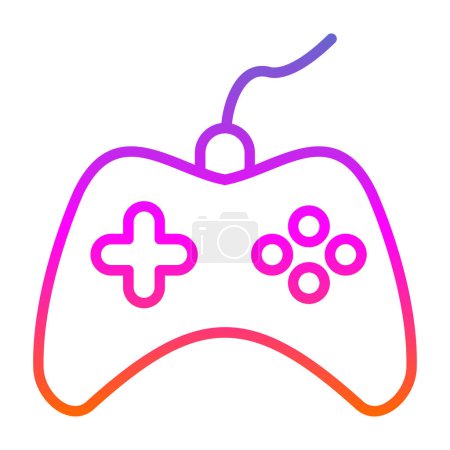 Ilustración de Controlador de juego. icono web ilustración simple - Imagen libre de derechos