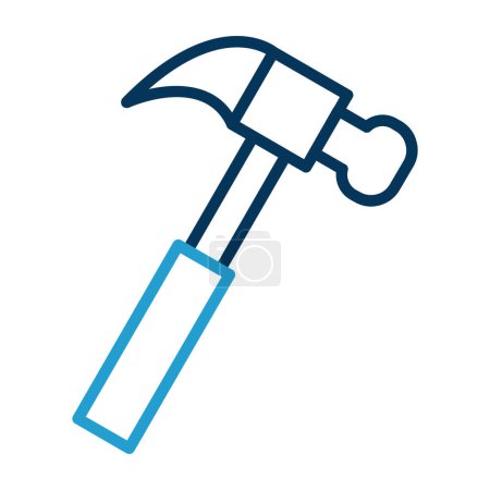 Illustration for Hammer icon, vector illustration simple design - Royalty Free Image