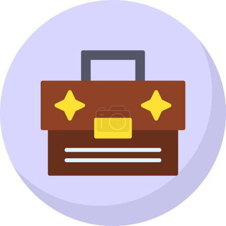 Illustration for Suitcase. web icon simple illustration - Royalty Free Image