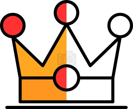 Illustration for Royal crown vector illustration design - Royalty Free Image