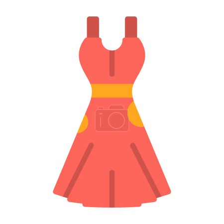 Illustration for Dress icon, vector illustration simple design - Royalty Free Image