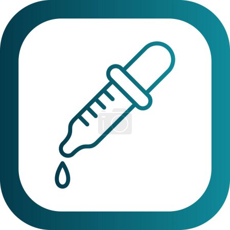 Illustration for Pipette icon, vector illustration simple design - Royalty Free Image