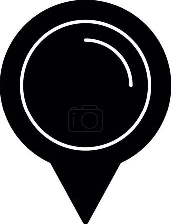 Illustration for Location pin icon, simple vector illustration design - Royalty Free Image