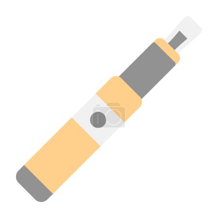 Electronic cigarette. web icon simple illustration