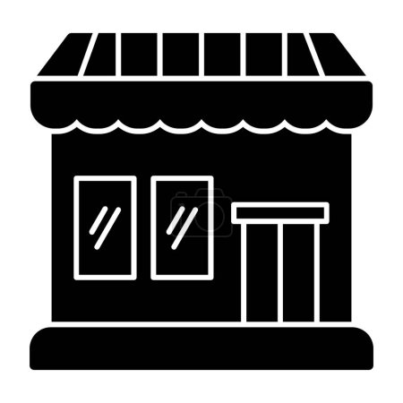 Illustration for Vector illustration of grocery store icon - Royalty Free Image