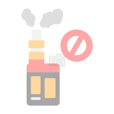 Illustration for Quit smoking sign vector illustration design - Royalty Free Image