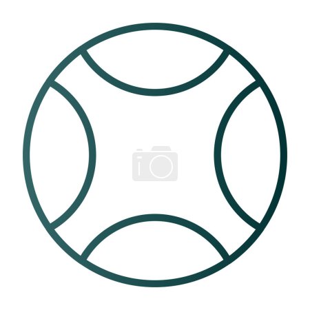 Illustration for Ball icon, vector illustration simple design - Royalty Free Image