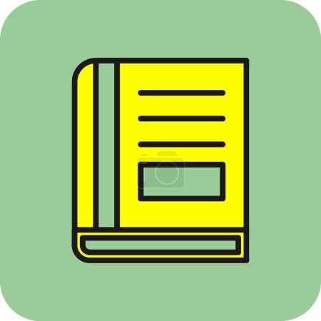 Illustration for Book line icon, vector illustration - Royalty Free Image