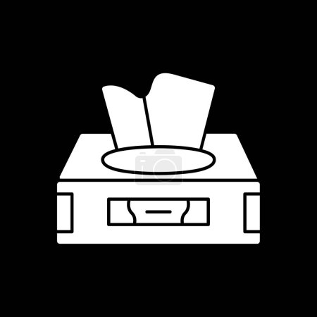 Ilustración de Tissue box icon, vector illustration - Imagen libre de derechos