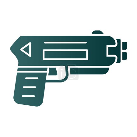 Stun gun web icon, vector illustration