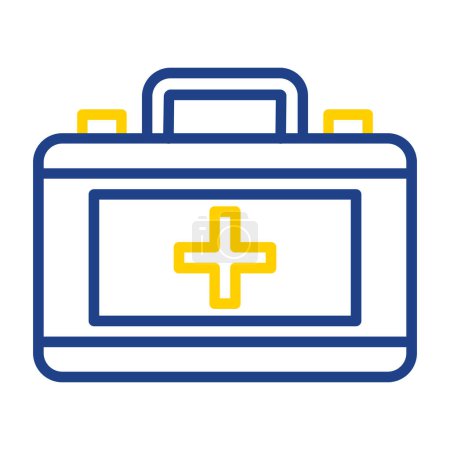 Illustration for First aid kit vector icon - Royalty Free Image