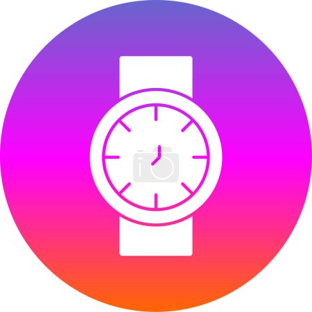 Illustration for Wristwatch icon simple design - Royalty Free Image