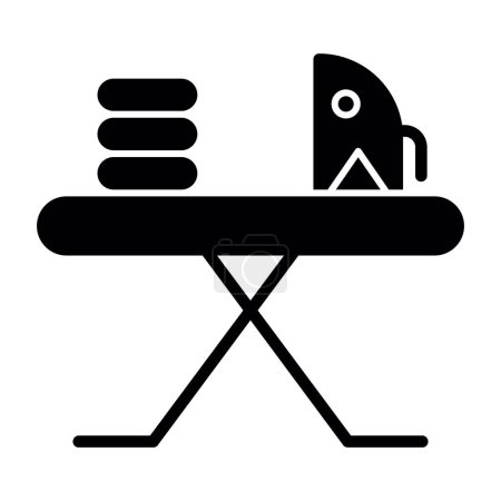 Ilustración de Icono de tabla de planchar icono ilustración - Imagen libre de derechos