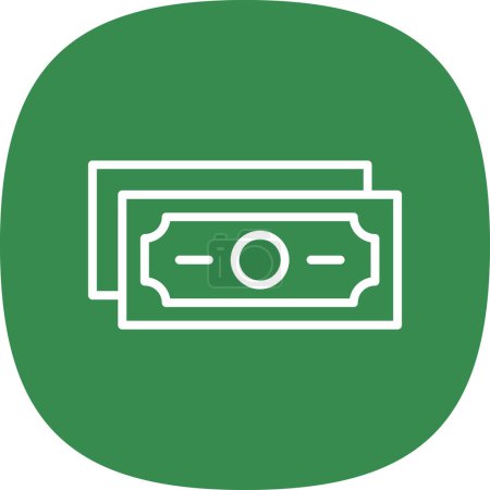 Illustration for Money icon for your web and mobile app design, dollar logo concept - Royalty Free Image