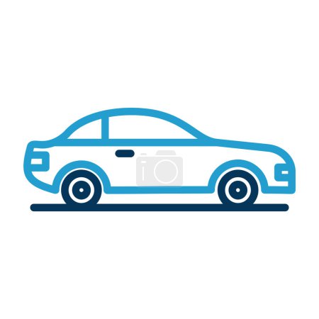 Illustration for Car web icon, vector illustration - Royalty Free Image