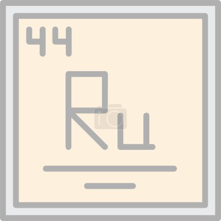 icono de la ilustración de rutenio