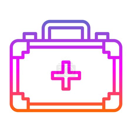 Ilustración de Icono del vector kit de primeros auxilios - Imagen libre de derechos