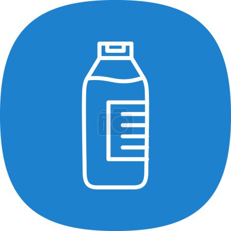 Téléchargez les illustrations : Illustration vectorielle de l'icône du paquet de lait - en licence libre de droit
