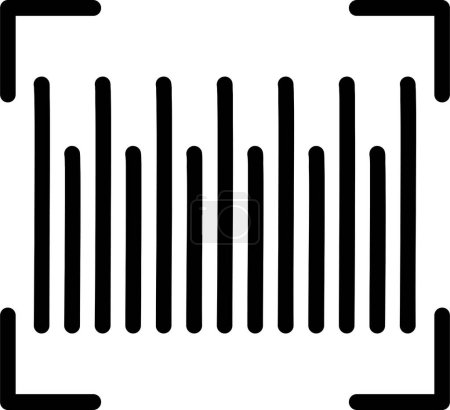 Ilustración de Ilustración vectorial del icono de código de barras - Imagen libre de derechos