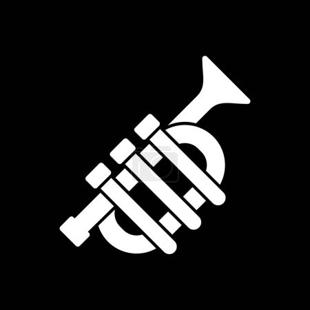 Ilustración de Vector ilustración diseño de trompeta icono - Imagen libre de derechos