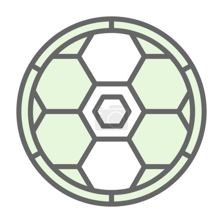 Ilustración de Icono de la bola, vector ilustración diseño simple - Imagen libre de derechos
