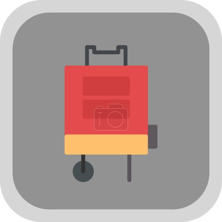 Illustration for Simple illustration of Luggage icon - Royalty Free Image