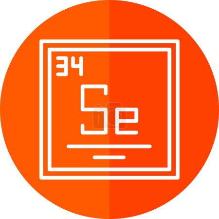 vector illustration, icon Selenium element background