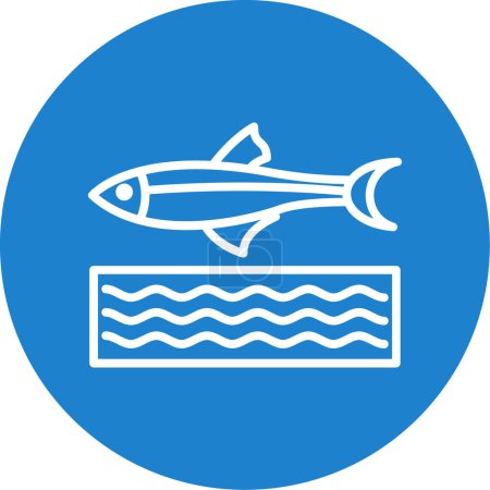 Ilustración de Ilustración de vectores de peces arenque - Imagen libre de derechos