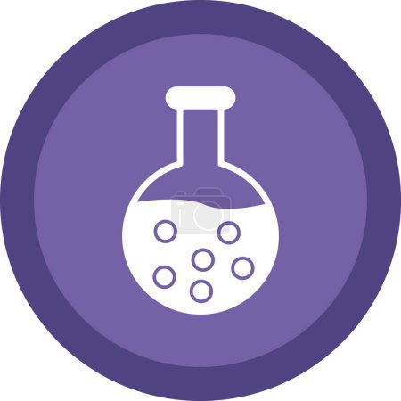 Illustration for Chemical flask icon, vector illustration - Royalty Free Image