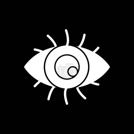 Illustration for Eye flat icon, vector illustration - Royalty Free Image