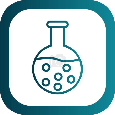 Illustration for Chemical flask icon, vector illustration - Royalty Free Image
