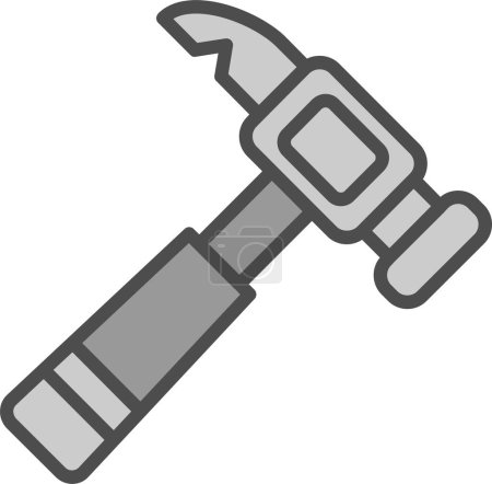 Illustration for Hammer icon, vector illustration simple design - Royalty Free Image