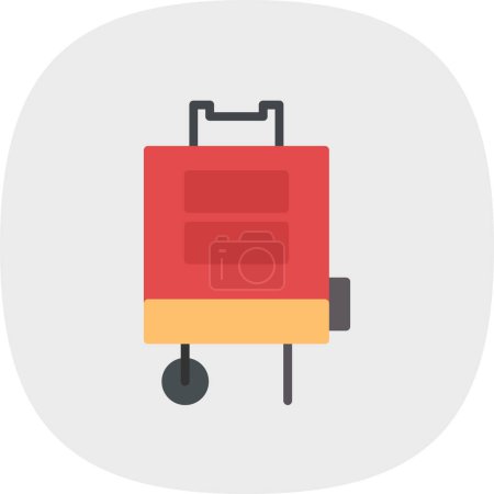 Illustration for Simple illustration of Luggage icon - Royalty Free Image