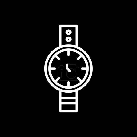 Illustration for Vector illustration of Wrist watch icon - Royalty Free Image