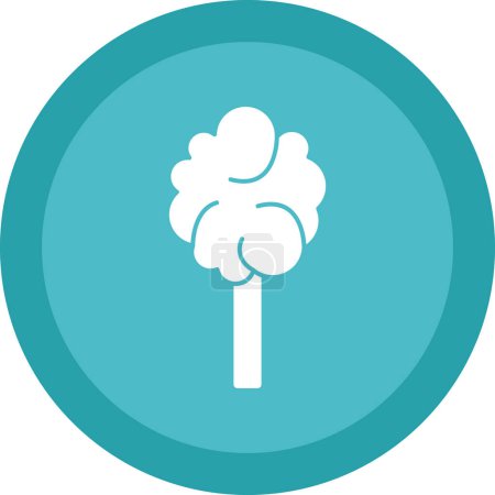 Illustration for Cotton candy icon, vector illustration - Royalty Free Image