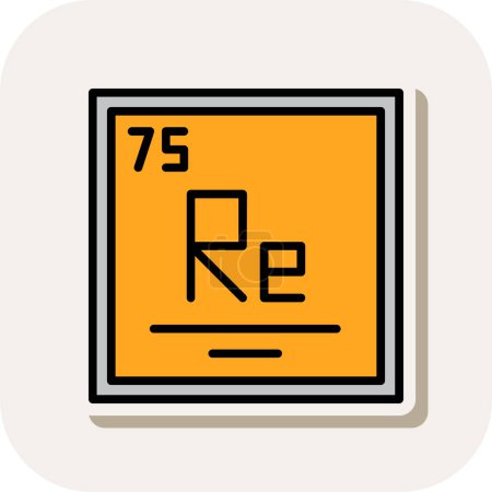 Ilustración de Vector icono simple renio - Imagen libre de derechos