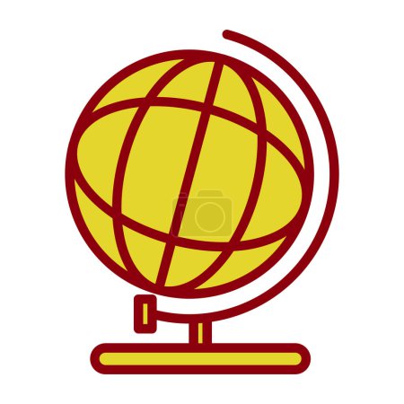 Ilustración de Globo icono web, ilustración vectorial - Imagen libre de derechos