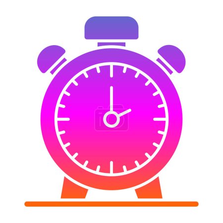 Ilustración de Vector reloj despertador ilustración plana - Imagen libre de derechos