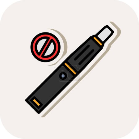 Ilustración de Signo de no fumar, ilustración vectorial - Imagen libre de derechos