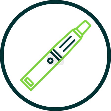 simple flat Electronic cigarette icon 