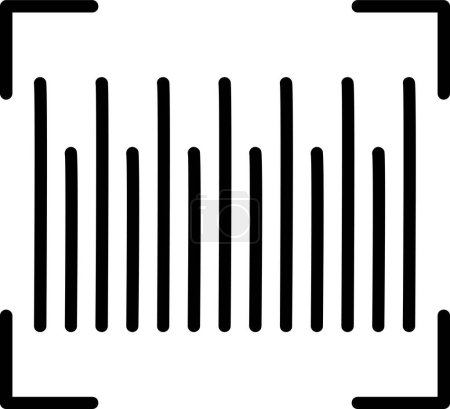 Ilustración de Ilustración vectorial del icono de código de barras - Imagen libre de derechos