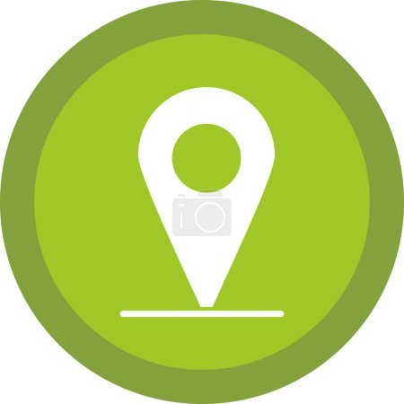 Illustration for Map pointer icon, vector illustration simple design - Royalty Free Image