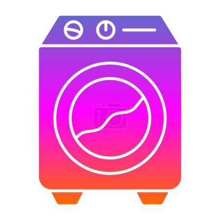 Illustration for Vector illustration of a Washing machine - Royalty Free Image