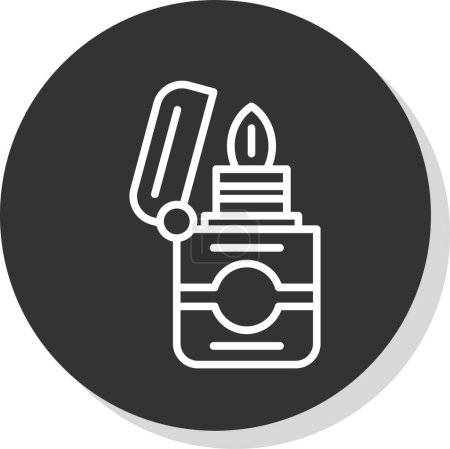 Illustration for Vector illustration of Lighter icon - Royalty Free Image