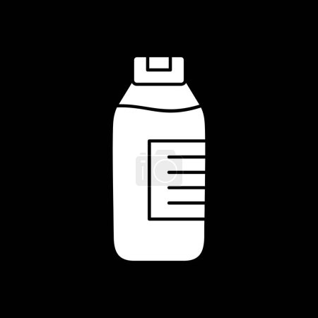 Ilustración de Vector de ilustración, botella de icono de la leche - Imagen libre de derechos